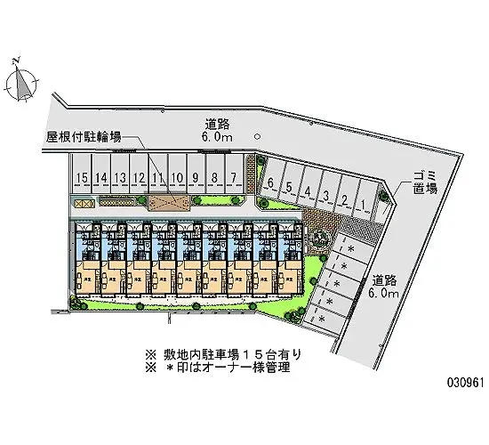 ★手数料０円★刈谷市荒井町１丁目　月極駐車場（LP）